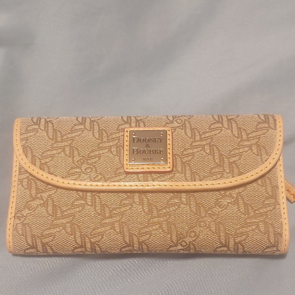 Dooney & Bourke Brown Patterned Wallet